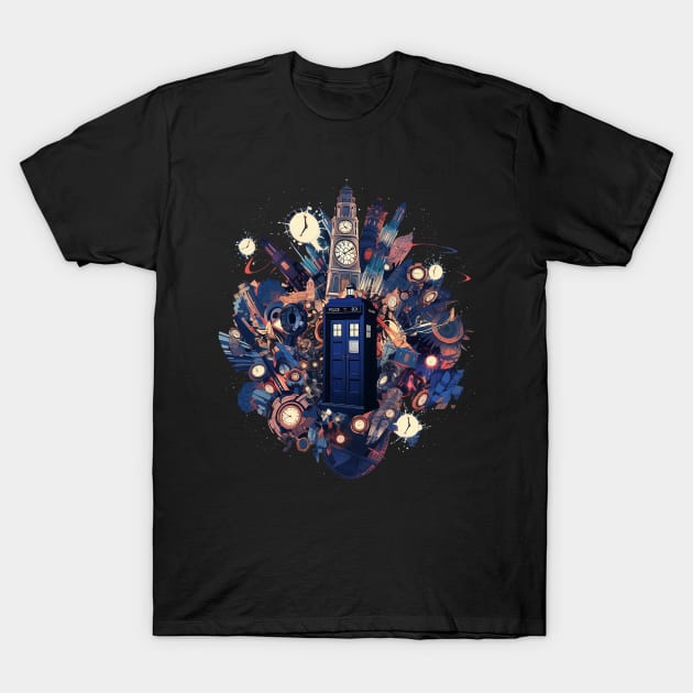 dr who T-Shirt by a cat cooking